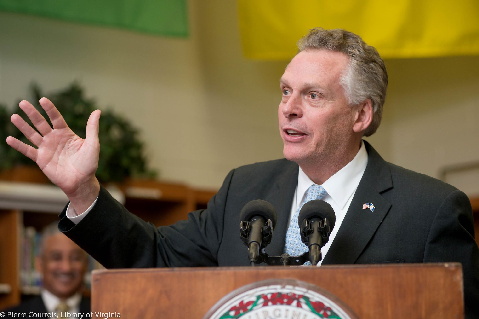 Democratic candidate and former Virginia governor Terry McAuliffe. 