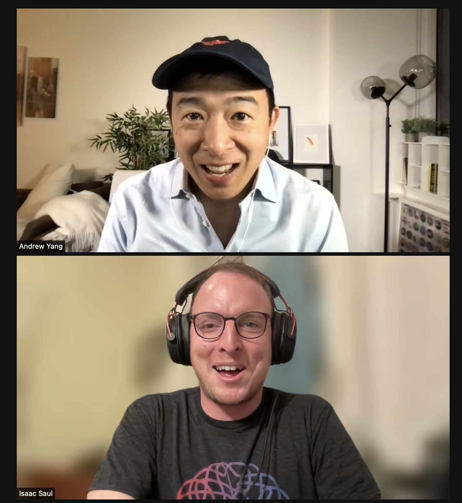 Chatting with Andrew Yang for an upcoming newsletter/podcast!