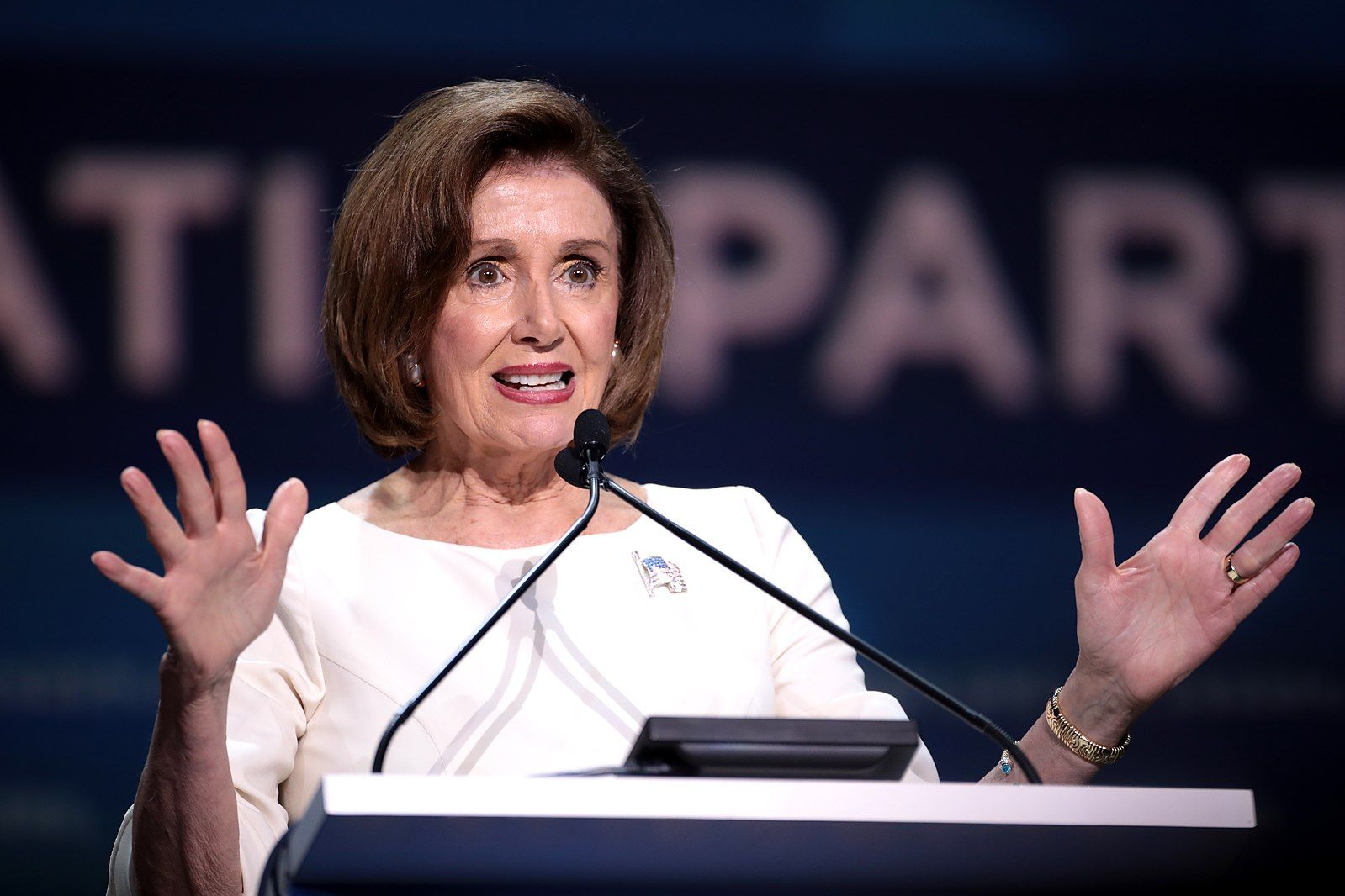 House Speaker Nancy Pelosi got her omnibus bill passed, but not without some drama. Photo: Gage Skidmore