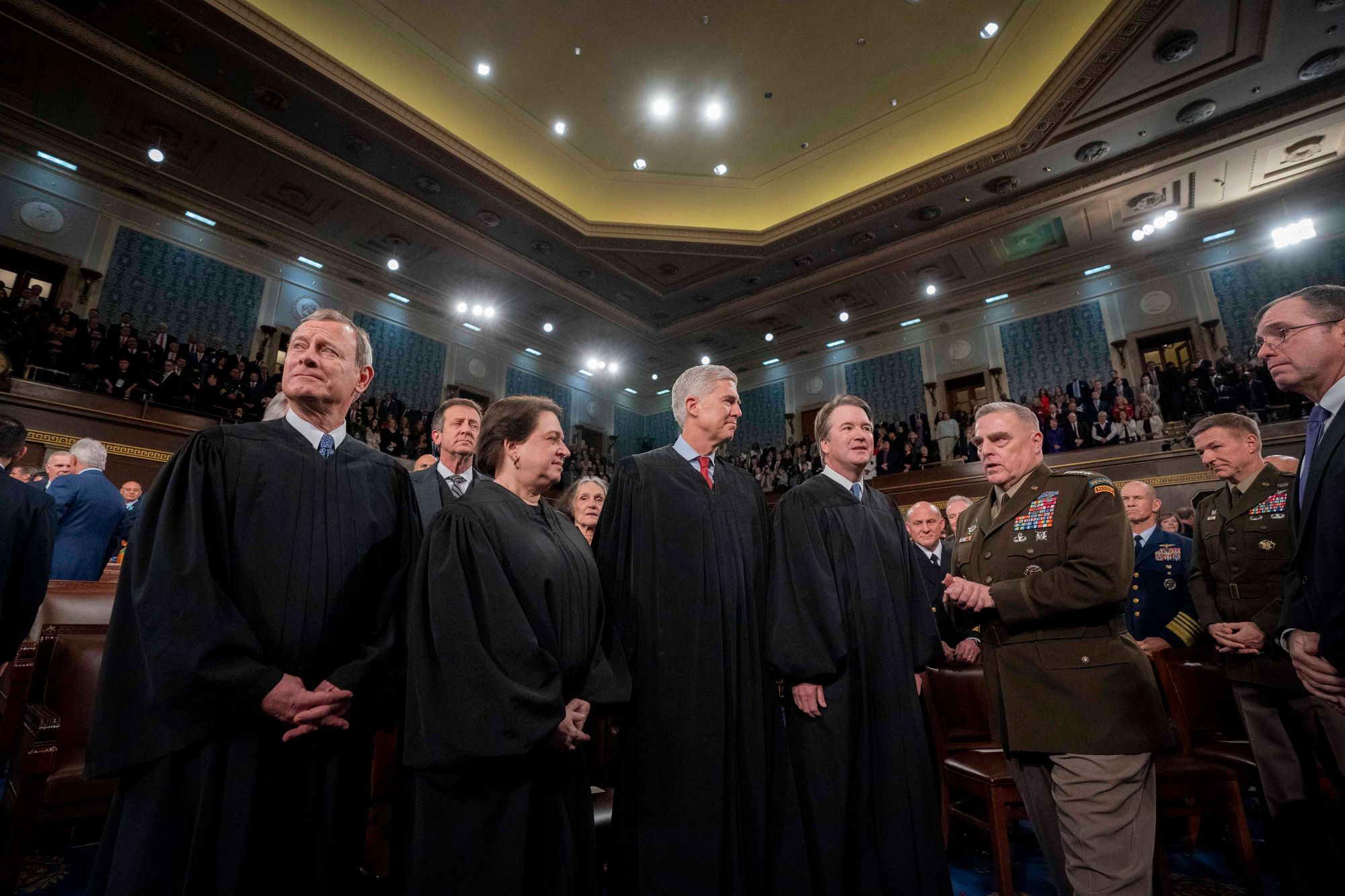 Members of the Supreme Court during a State of the Union address in 2020. Photo: The White House
