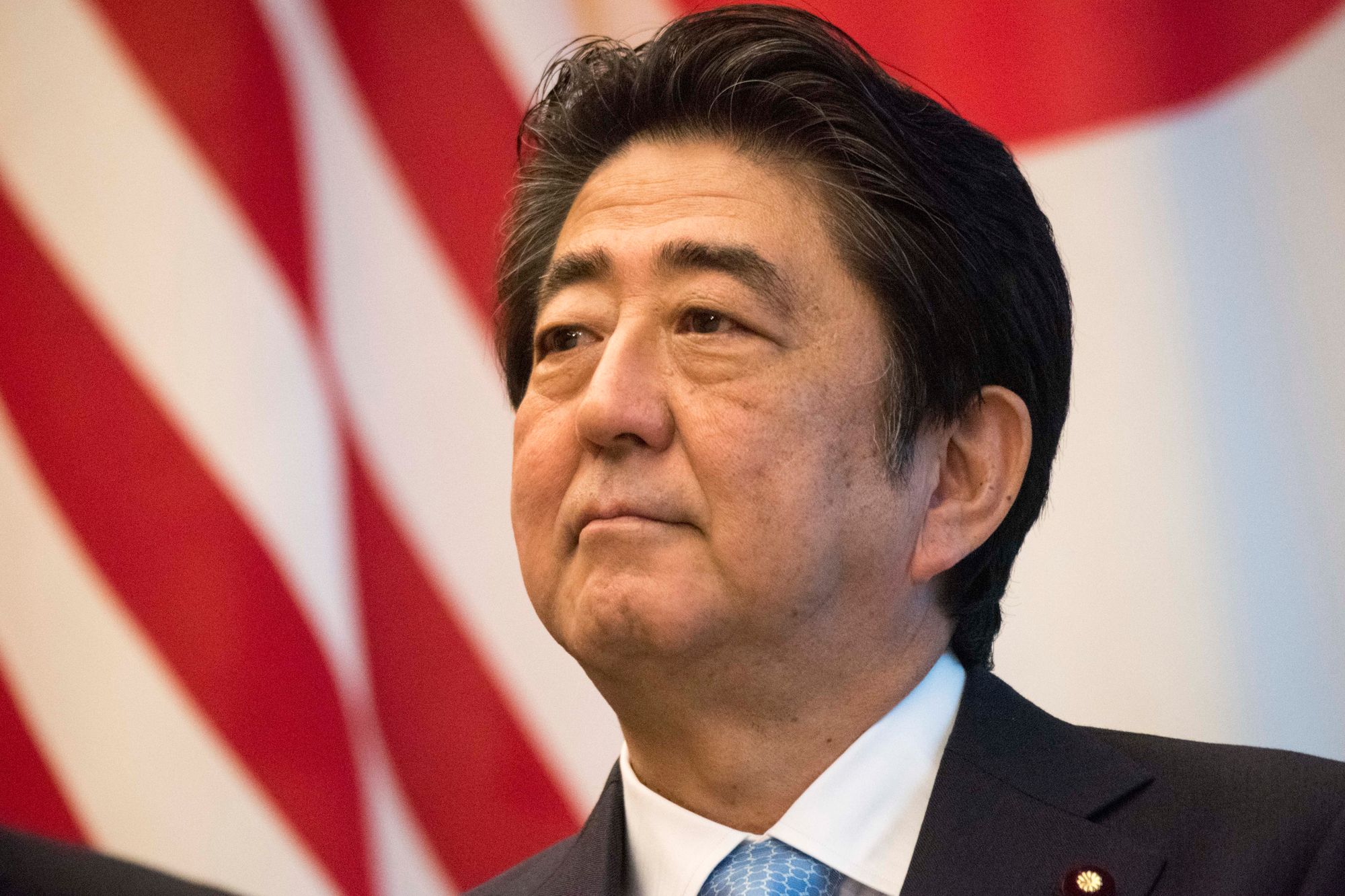 Japan's former Prime Minister Shinzo Abe. (DOD photo by U.S. Navy Petty Officer 1st Class Dominique A. Pineiro)