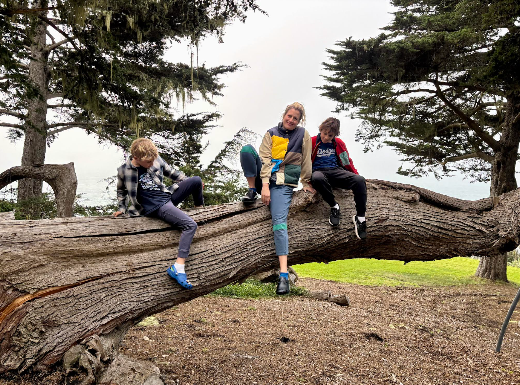The author with her children | Photo from Amelia Morris