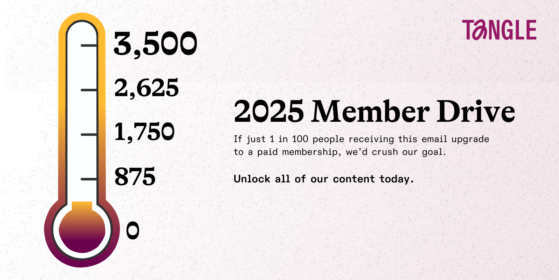 Help us reach our goal! Image by Russell Nystrom