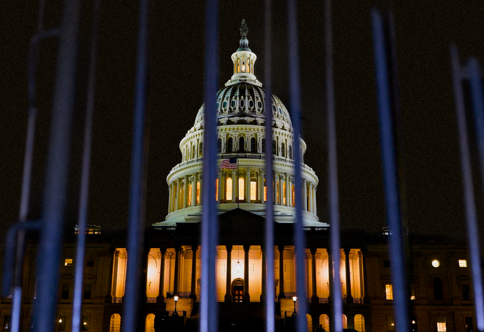 The U.S. Capitol on September 30, 2025, hours before a partial government shutdown | REUTERS/Elizabeth Frantz TPX IMAGES OF THE DAY, edited by Russell Nystrom