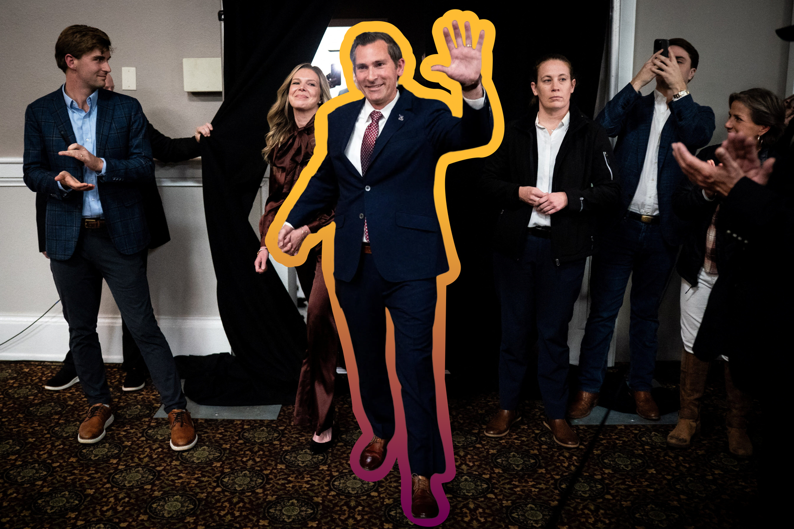 Republican nominee Matt Van Epps after his victory in the Tennessee 7th Congressional District special election | Andrew Nelles/USA Today Network via REUTERS, edited by Russell Nystrom