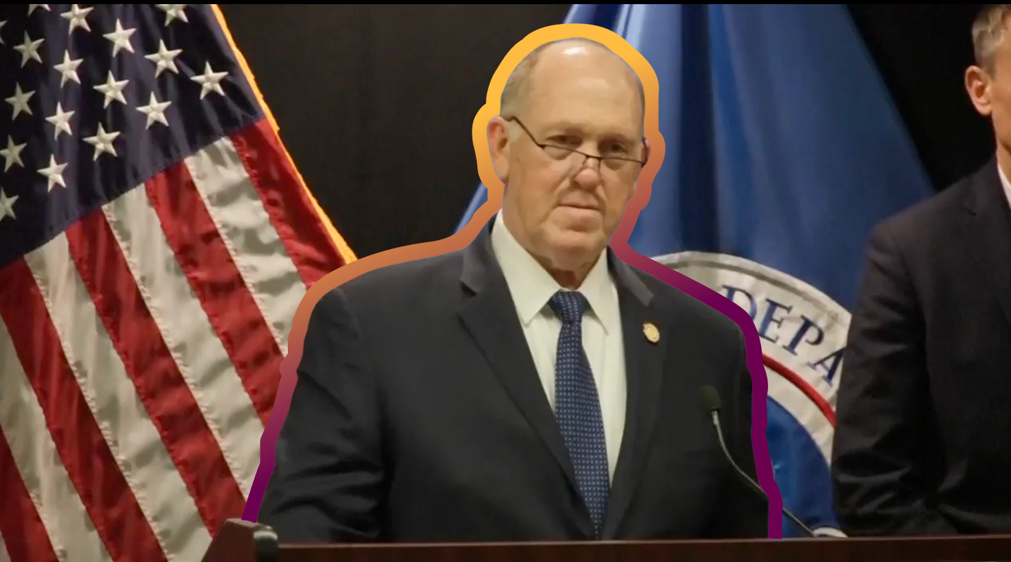Border czar Tom Homan at a press conference in Minneapolis, MN — January 29, 2026