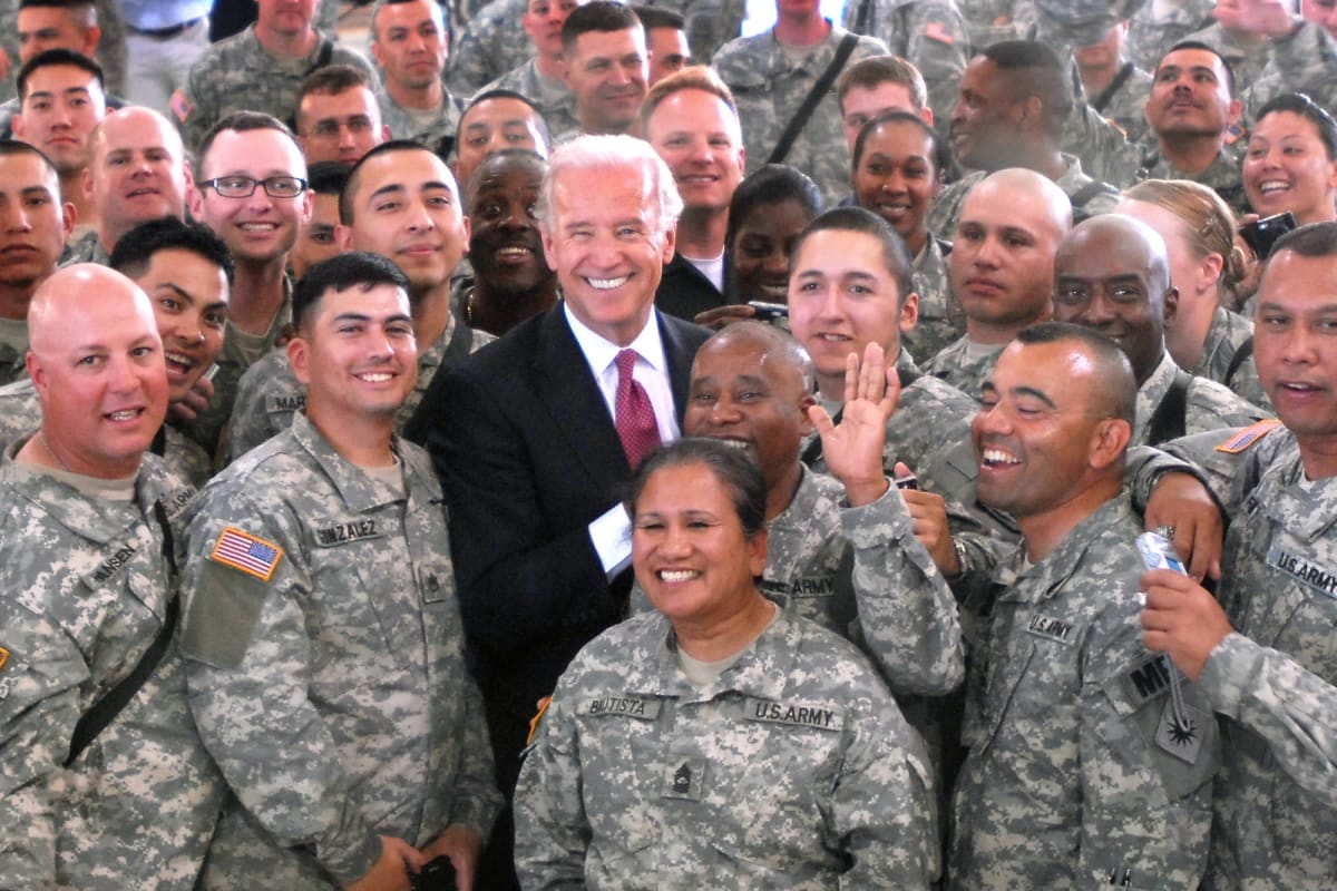 Biden announces troops leaving Afghanistan.