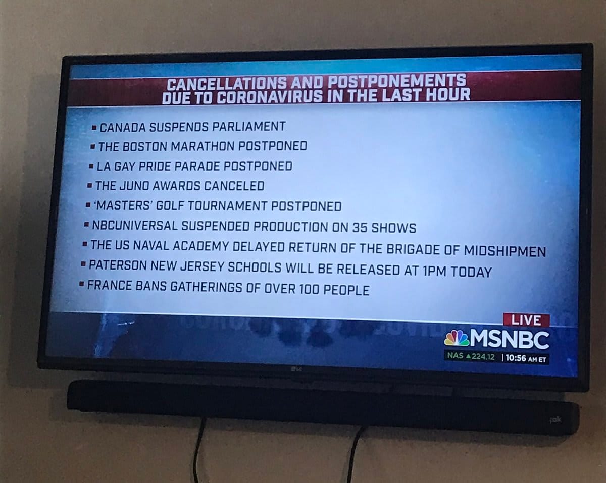 FRIDAY EDITION: America shuts it down.