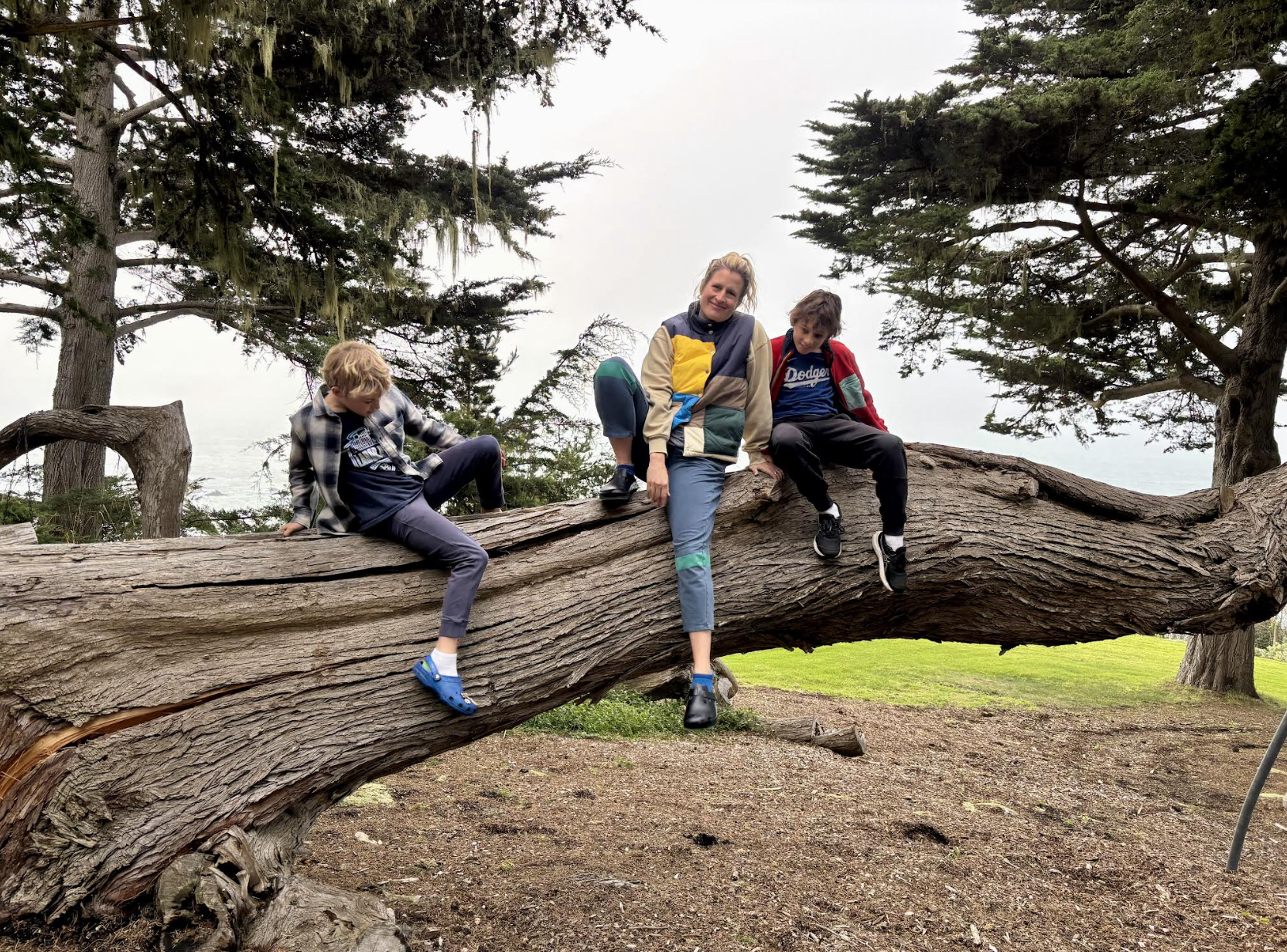 The author with her children | Photo from Amelia Morris