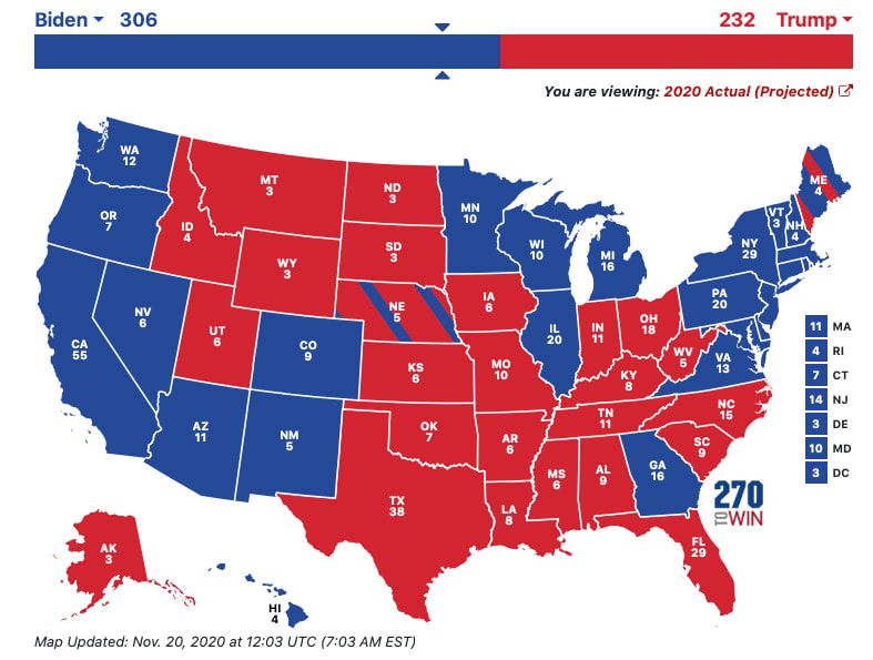 Abolishing the Electoral College.