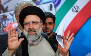 The death of Iran's president.