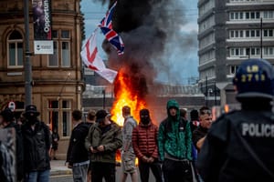 The riots in the United Kingdom.