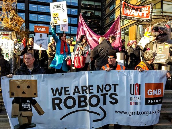 Amazon workers unionize.
