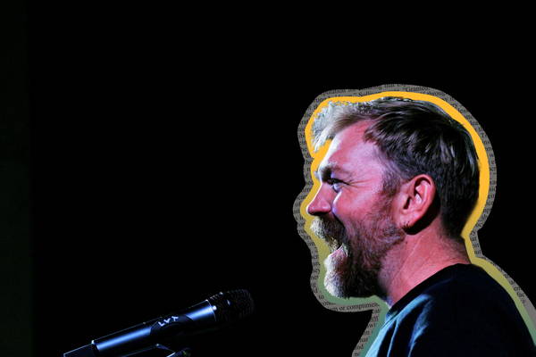 Democratic U.S. Senate candidate Graham Platner at a town hall meeting in Ogunquit, Maine | REUTERS/Brian Snyder, edited by Russell Nystrom
