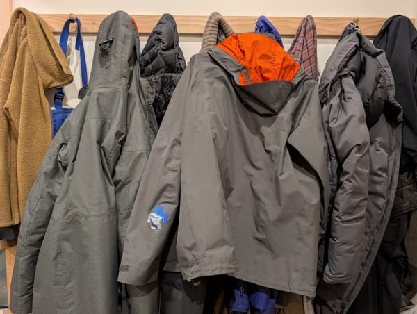 A patched-up jacket | Photo by the author