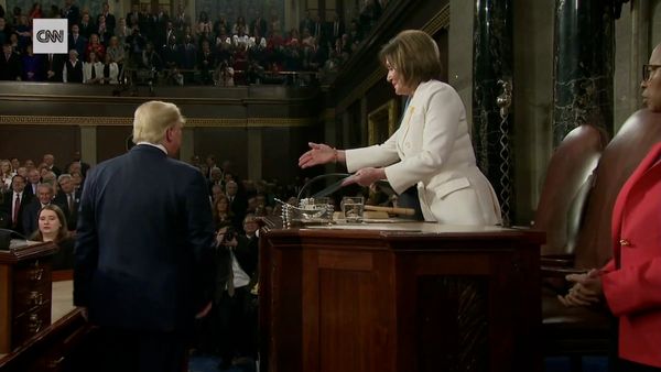 Trump, Pelosi spar during unusual State of the Union address.