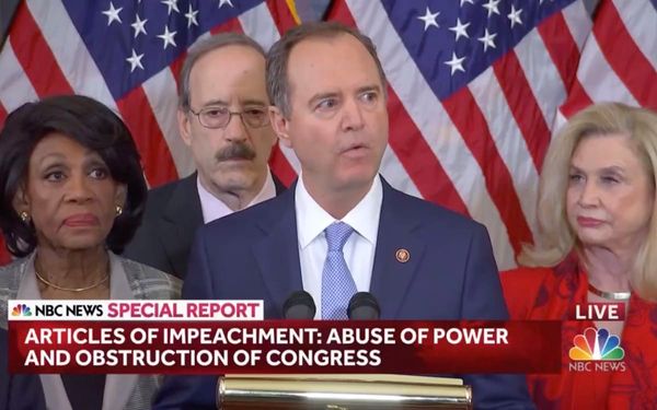 Democrats reveal articles of impeachment.