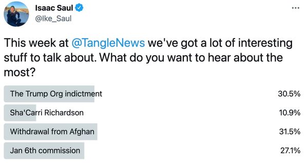 Biden's withdrawal from Afghanistan.