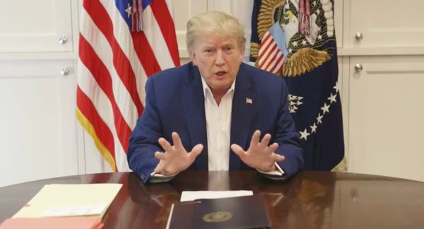 The status of Trump's health.