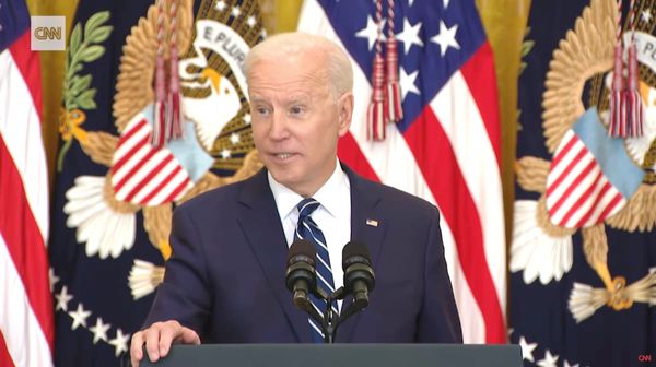 Biden's first press conference.