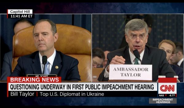 The public impeachment hearings begin.