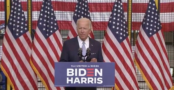 Joe Biden goes on offense in Pittsburgh. 