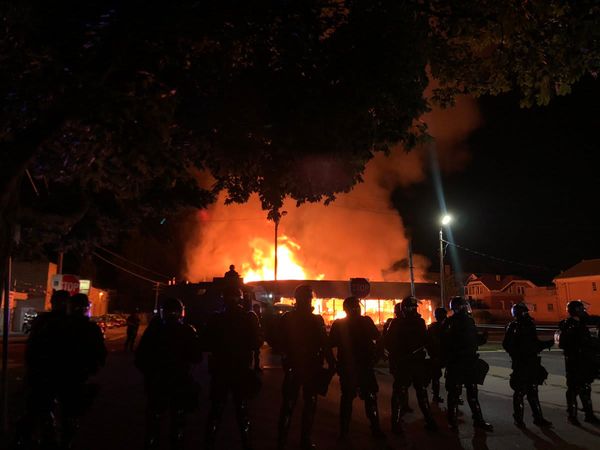 Kenosha, Wisconsin, unraveling with protests.